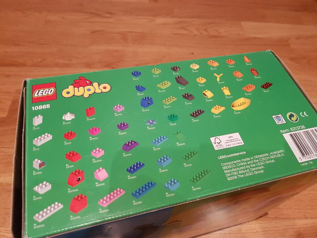 LEGO Duplo 10865 Bauteile-Überblick