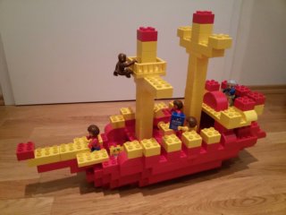 LEGO® Duplo Segelschiff Bauidee