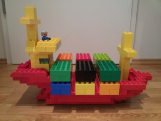 LEGO® Duplo Frachtschiff Bauidee