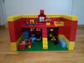 LEGO® Duplo Haus Rückseite Bauidee