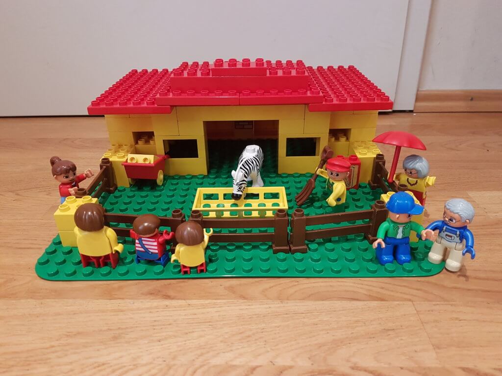Duplo Zebragehege