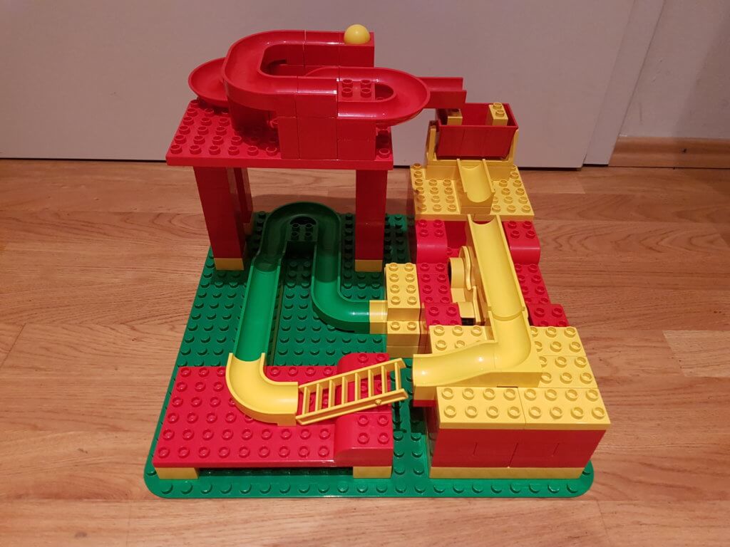 Duplo Kugelbahn mit Autofähre