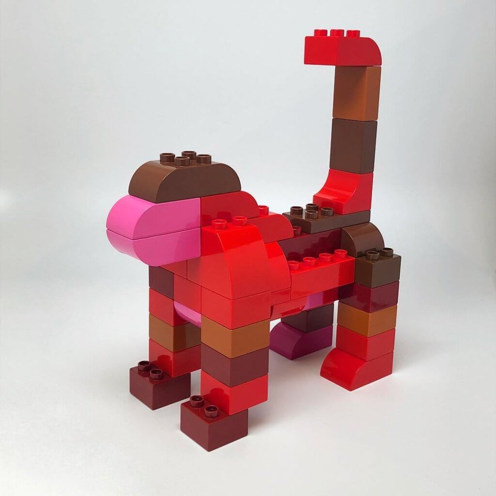 BigBrickBuilds: Duplo Affe