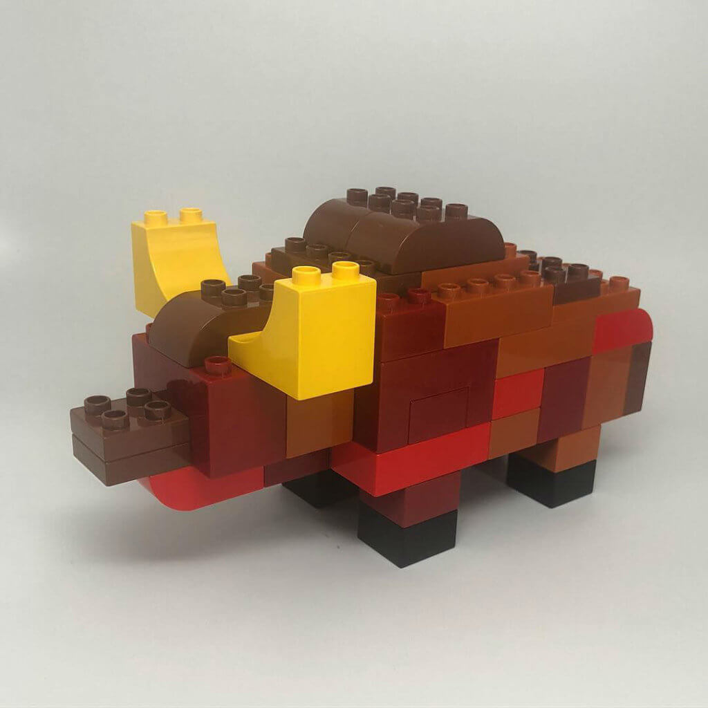BigBrickBuilds: Duplo Büffel