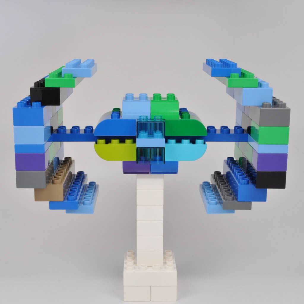 BigBrickBuilds: Duplo Darth Vaders Tie Fighter
