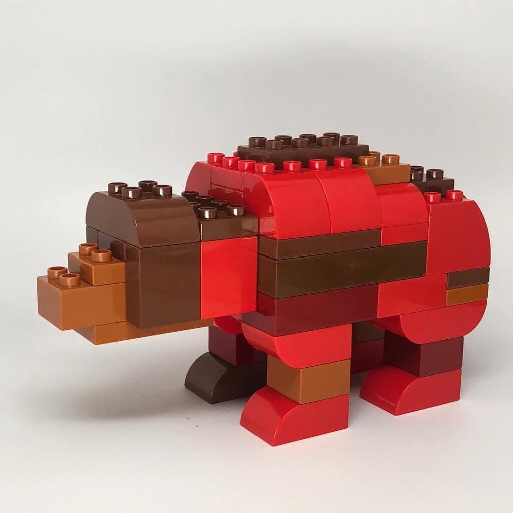 BigBrickBuilds: Duplo Grizzlybär