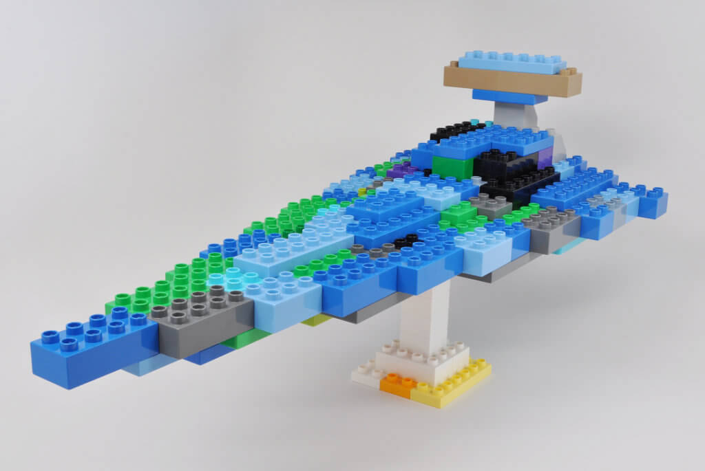 BigBrickBuilds: Duplo Imperial Star Destroyer