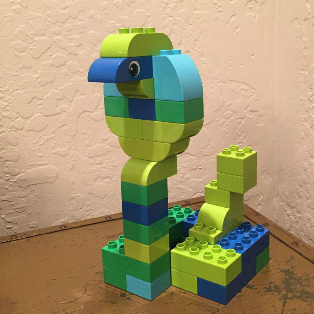 BigBrickBuilds: Duplo Schlange