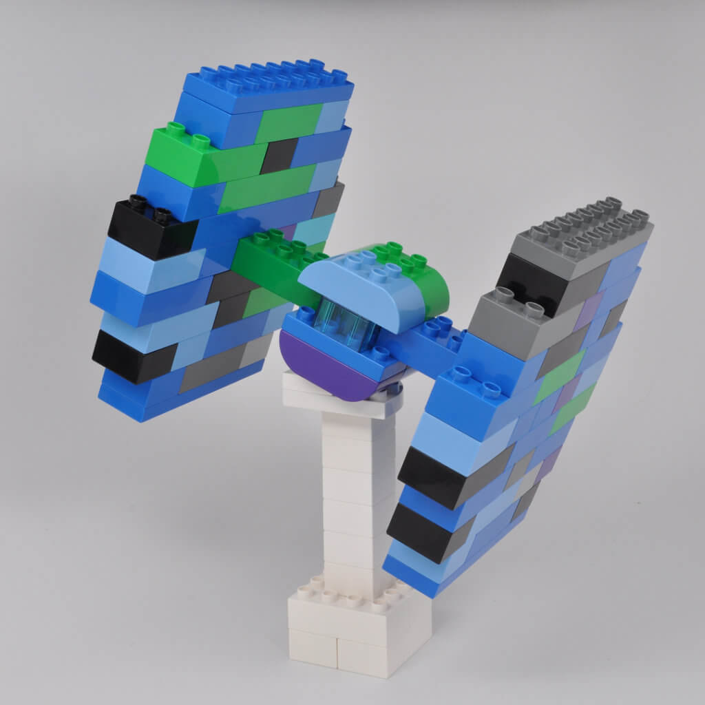 BigBrickBuilds: Duplo Tie Fighter