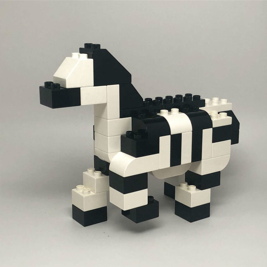 BigBrickBuilds: Duplo Zebra