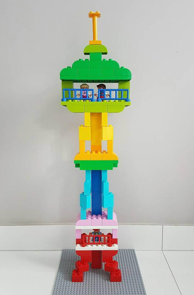 Mummy From The Block: Duplo Space Needle